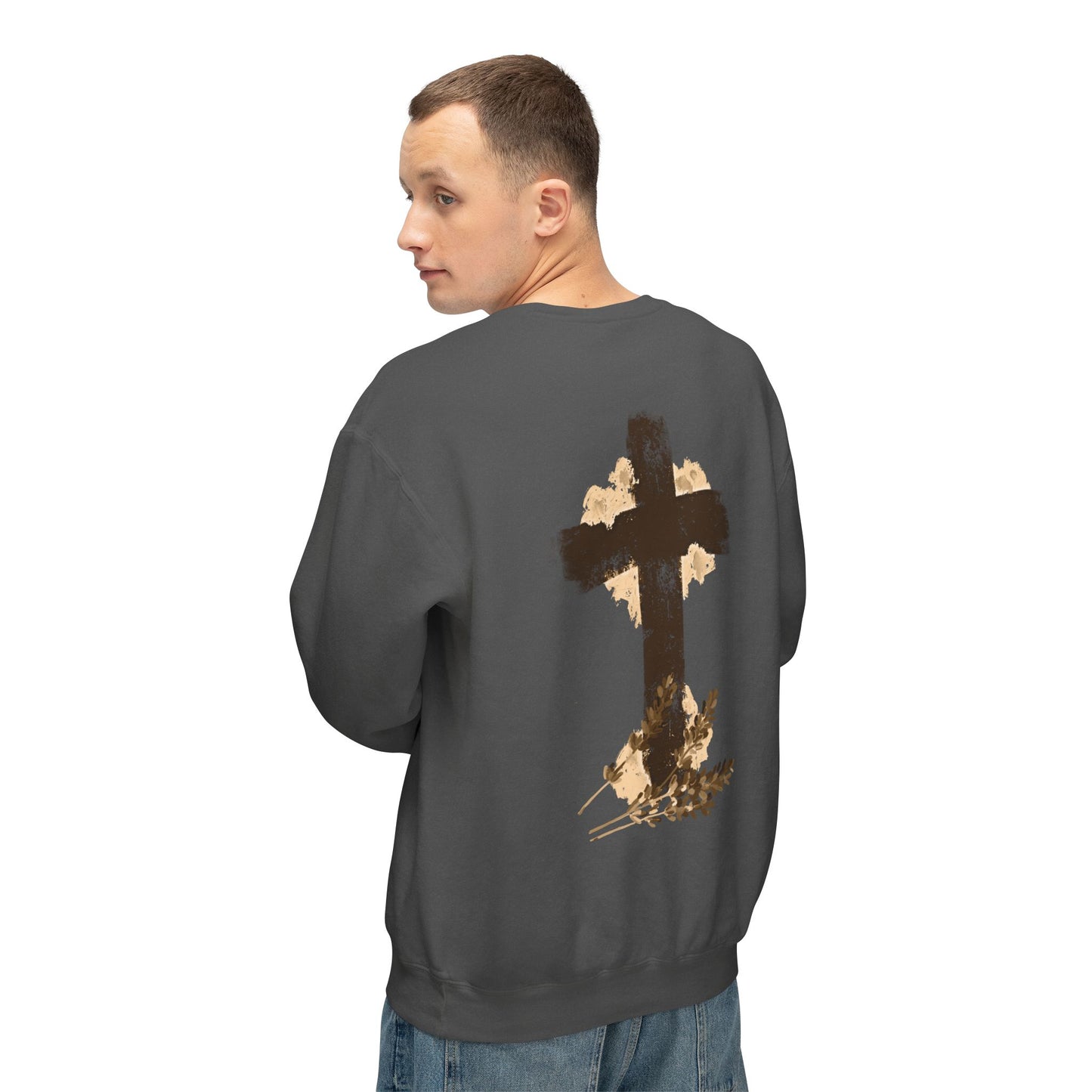 "Cross Art 1" - Unisex Crewneck Sweatshirt