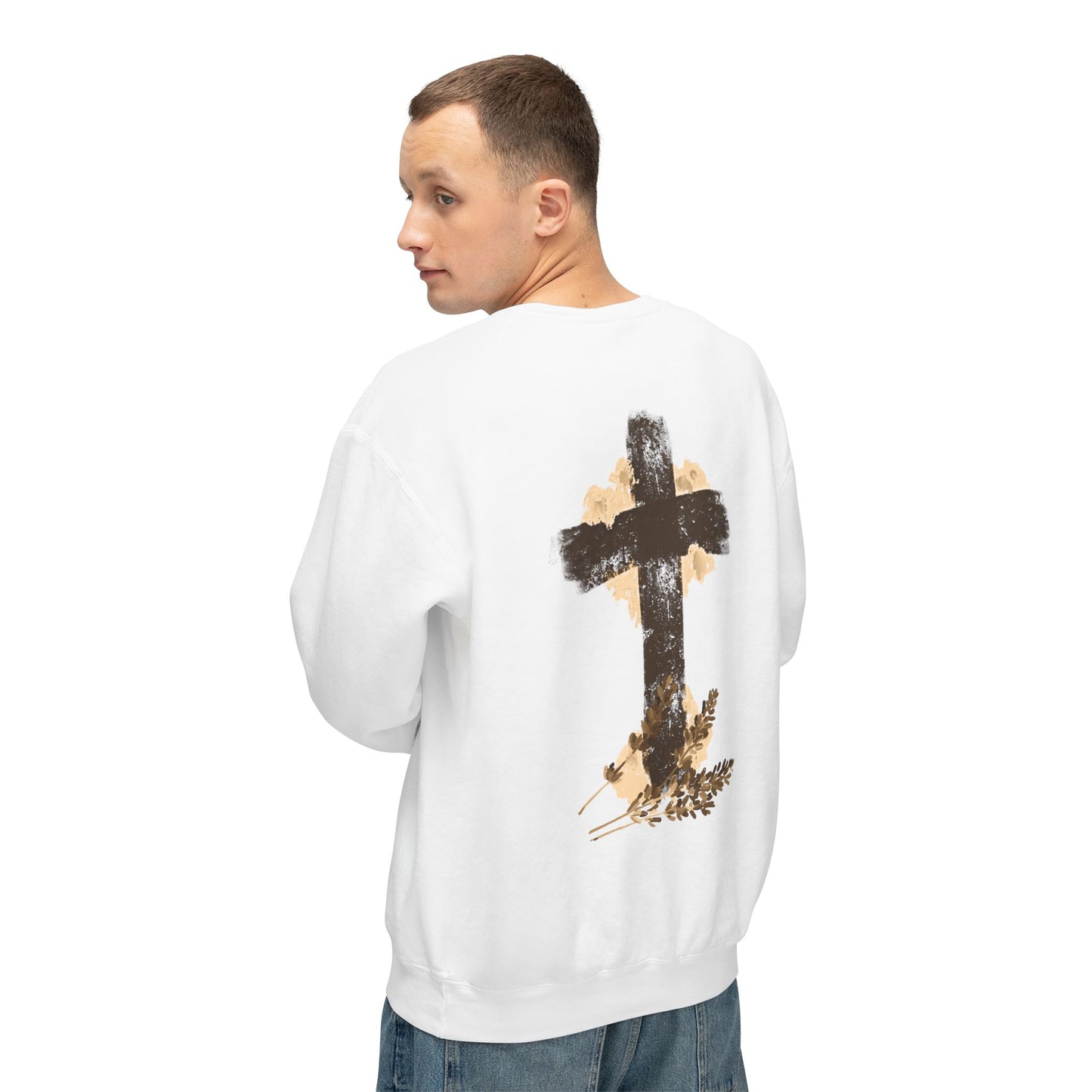 "Cross Art 1" - Unisex Crewneck Sweatshirt